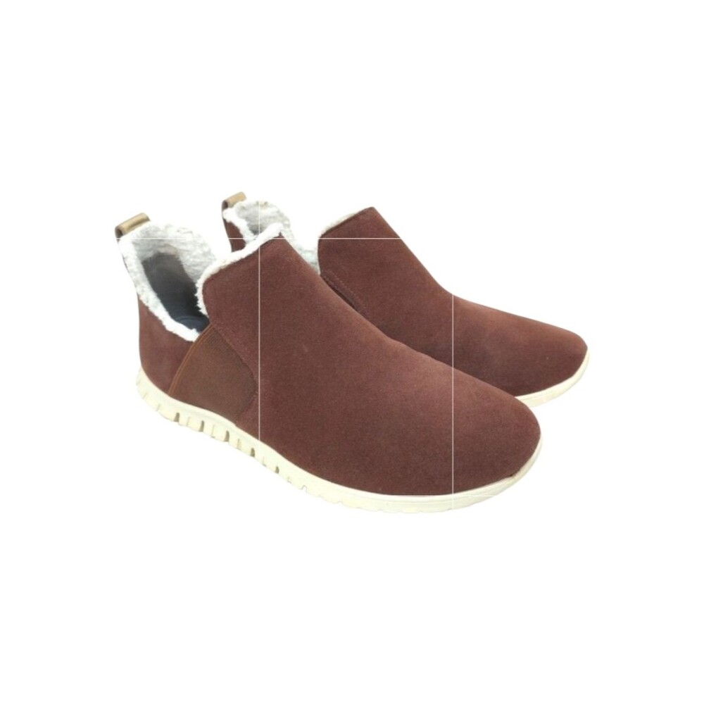 Cole Haan Zerogrand Women’s Shoes Suede Slip On Boots Brown Size 7B